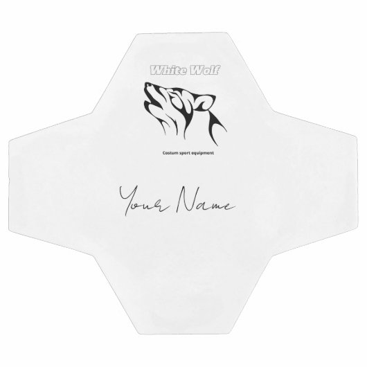 White Wolf Fußball (Flach)