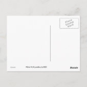 White Wolf Gemälde von DiDi Postkarte (Rückseite)