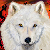 White Wolf Geschenkpapier