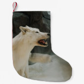 White Wolf Kleiner Weihnachtsstrumpf (Vorderseite)