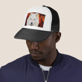 White Wolf Kokopelli Truckerkappe (Beispiel)