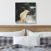 White Wolf Leinwanddruck (Insitu (Schlafzimmer))