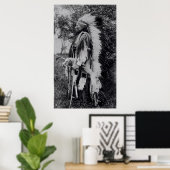White Wolf, Leiter der Komanche, c.1891-98 Poster (Heimbüro)