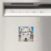 White Wolf Magnet (In Situ (Geschirrspüler))
