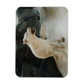 White Wolf Magnet (Vertikal)