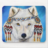 White Wolf Mousepad (Vorne)