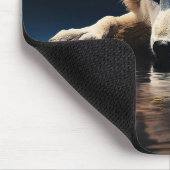 White Wolf Mousepad (Ecke)