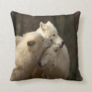 White Wolf Pack Kissen