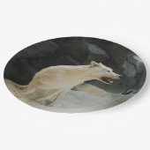 White Wolf Pappteller (Schrägansicht)