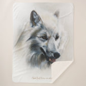 White Wolf Portrait Sherpadecke (Vorderseite)