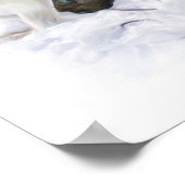 WHITE WOLF POSTER (Ecke)