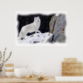 WHITE WOLF POSTER (Küche)