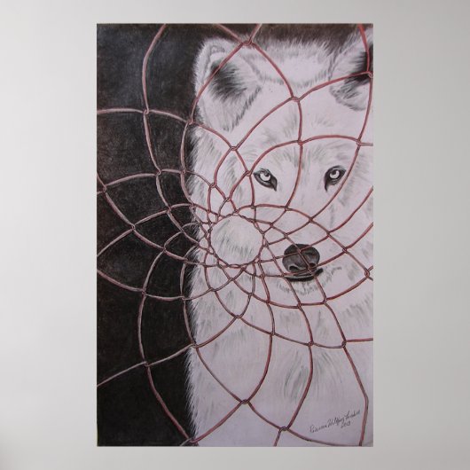 White Wolf Poster (Vorne)