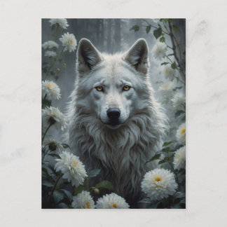 White Wolf Postkarte