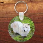 White Wolf Schlüsselanhänger (Vorderseite)