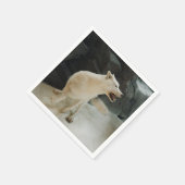 White Wolf Serviette (Ecke)