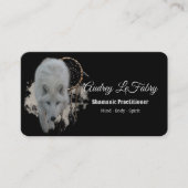 White Wolf Shamanic Visitenkarte (Vorderseite)