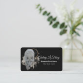 White Wolf Shamanic Visitenkarte (Stehend Vorderseite)