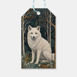 White wolf vintage boho woodland forest geschenkanhänger