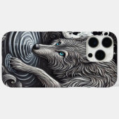 White Wolf von Moonlight Case-Mate iPhone Hülle (Rückseite (Horizontal))