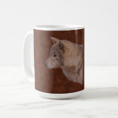 White Wolf Wildlife Foto Trinkbehälter Kaffeetasse (Vorderseite Links)