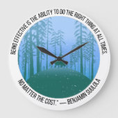 White Wolves Guild Clock Große Wanduhr (Vorderseite)