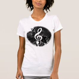 White Women T - Shirt - Musikalisches Zeichen