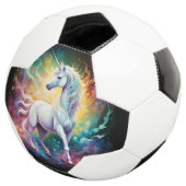 White Wonder: Das spektralweiße Einhorn Fußball (Dreiviertel)