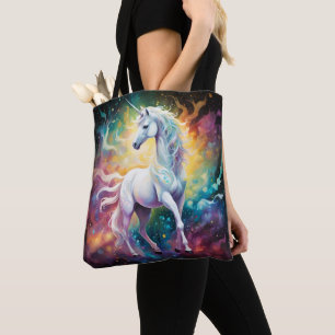 White Wonder: Das spektralweiße Einhorn Tasche