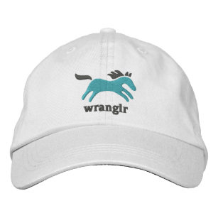 White Wranglr Baseball Hat Bestickte Baseballkappe