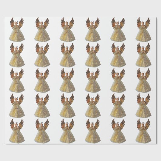 White Wrapping Paper Geschenkpapier (Flach)