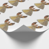 White Wrapping Paper Geschenkpapier (Ecke)
