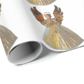 White Wrapping Paper Geschenkpapier (Rolleneckpunkt)