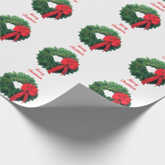 White Wrapping Paper Geschenkpapier (Ecke)