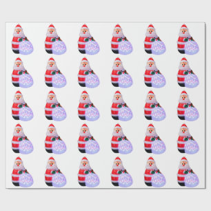 White Wrapping Paper von Santa Claus Geschenkpapier