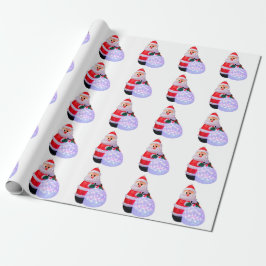 White Wrapping Paper von Santa Claus Geschenkpapier