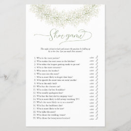 White-Wreath-Shoe-Brautparty-Flyer Flyer