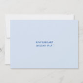 White Yacht & Ocean Retirement Boat Einladung (Rückseite)