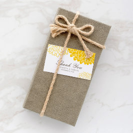 White Yellow Chrysanthemum Vielen Dank, dass Sie a