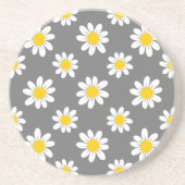 White Yellow Daisies Getränkeuntersetzer (Vorne)