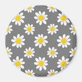 White Yellow Daisies Magnet (Vorne)