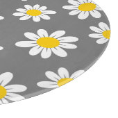 White Yellow Daisies Schneidebrett (Ecke)
