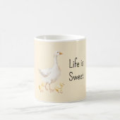 White Yellow Ducks Kaffeetasse (Mittel)