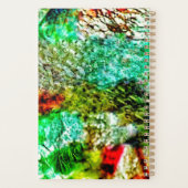 White yellow smooth planner,Calming texture joful Planer (Rückseite)