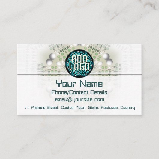 White Zenfasi BUSINESS CARD Visitenkarte (Vorderseite)