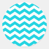 White Zig Zag Sticker (Vorderseite)