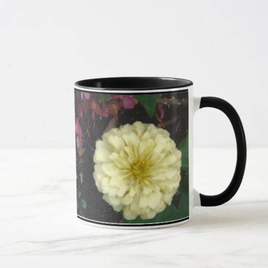 White Zinnia Tasse (Rechts)