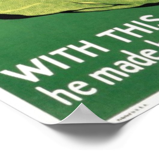 White Zombie Movie Poster (Ecke)