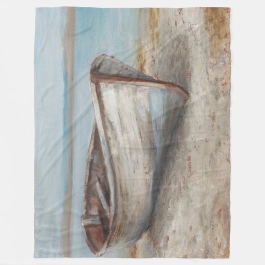 Whitealkenboot an der Küste Fleecedecke (Vorderseite)