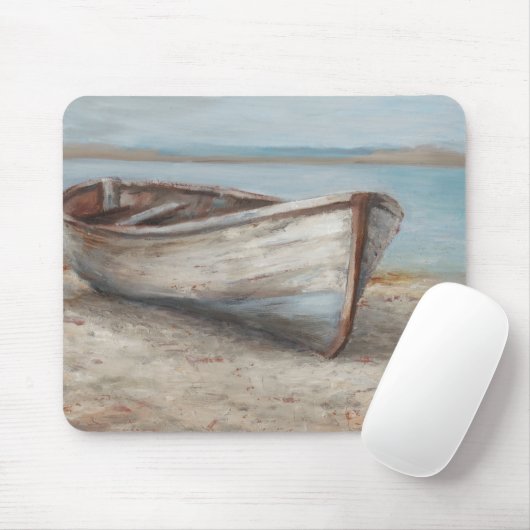 Whitealkenboot an der Küste Mousepad (Mit Mouse)